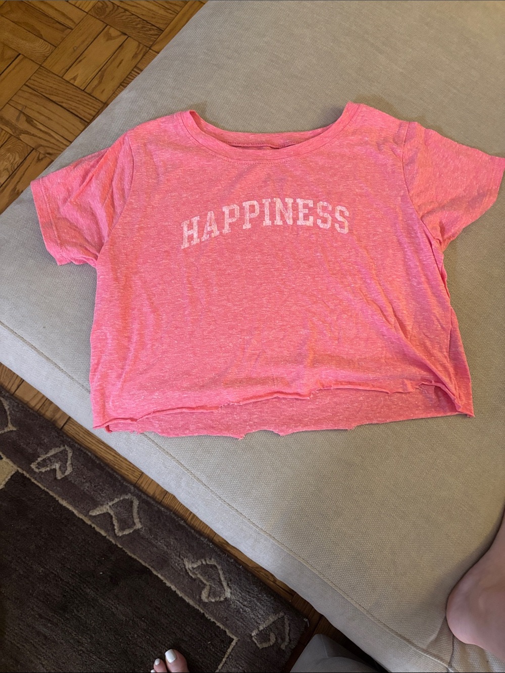 Prince Peter Collection Pink "Happiness" Short Sleeve Tee